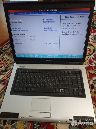 Ноутбук toshiba l40