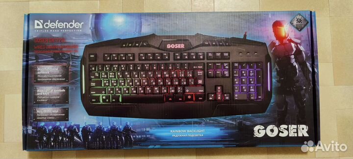 Клавиатура Defender Goser GK-772L Новая