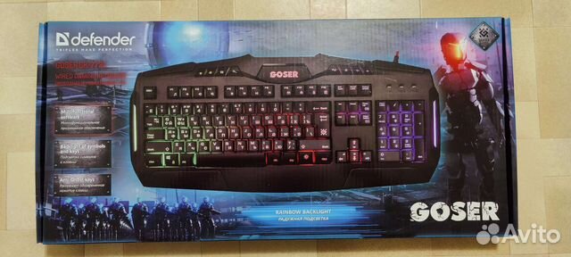 Клавиатура Defender Goser GK-772L Новая