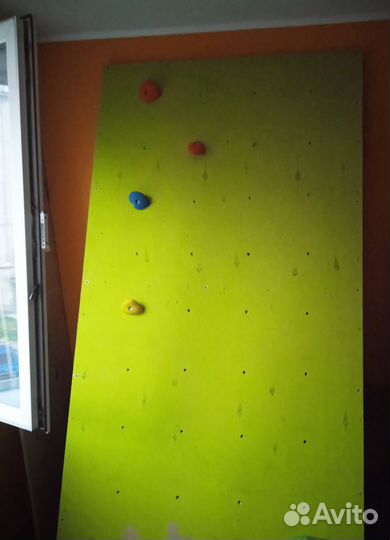 Скалодром детский, надёжный + 12 зацепов