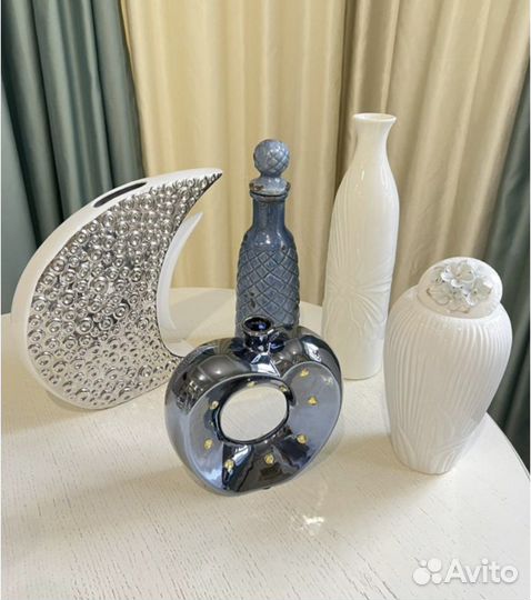 Вазы бокалы посуда кашпо