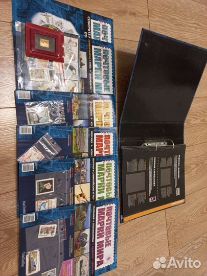 Журналы Почтовые марки мира 1-5 выпуск+альбом