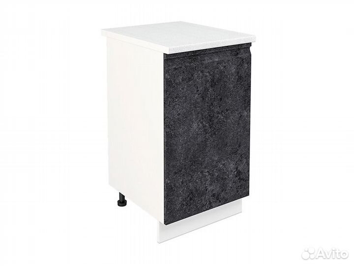 Кухня Бруклин тумба шн 450 фасад шн 450 бетон чер