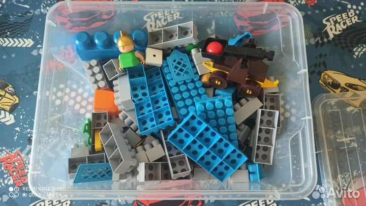 Трек дорога с машинками (в общем 652 детали )