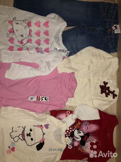 Вещи пакетом на девочку 3-4 года