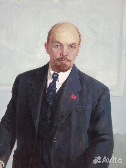 Картина ленин за столом