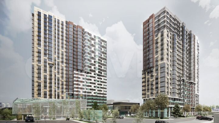 Квартира-студия, 22,2 м², 21/25 эт.