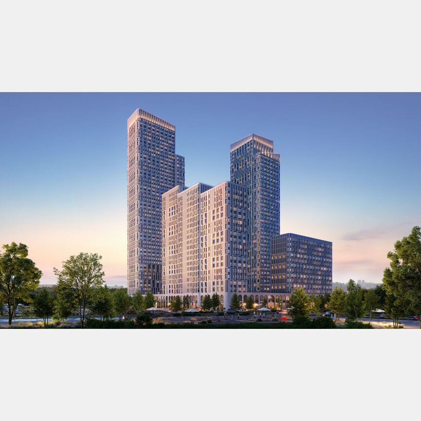 2-к. квартира, 66,8 м², 11/19 эт.