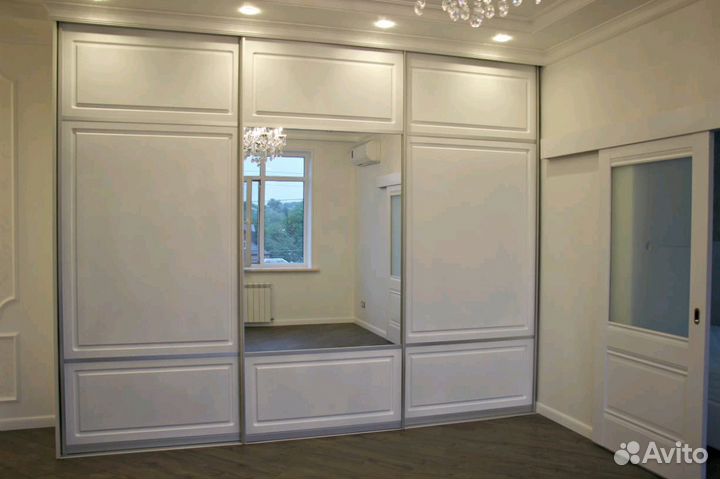 Реставрация корпусной мебели(шкафы купе.кухни)