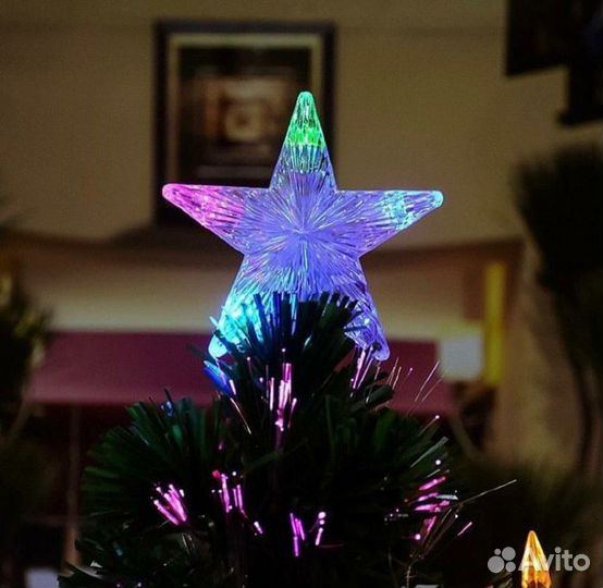 Светящаяся звезда на елку