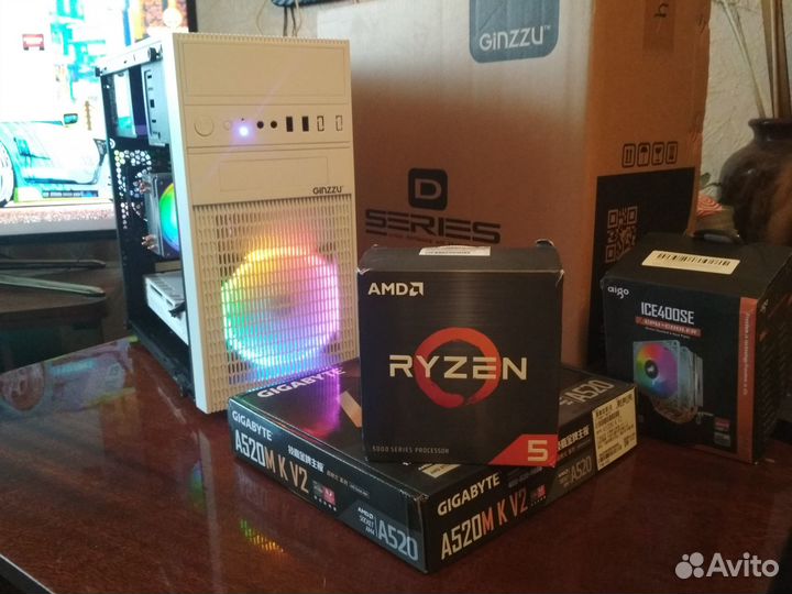 Ryzen 5500/16 DDR4/RX580 8GB/512GB SSD nvme