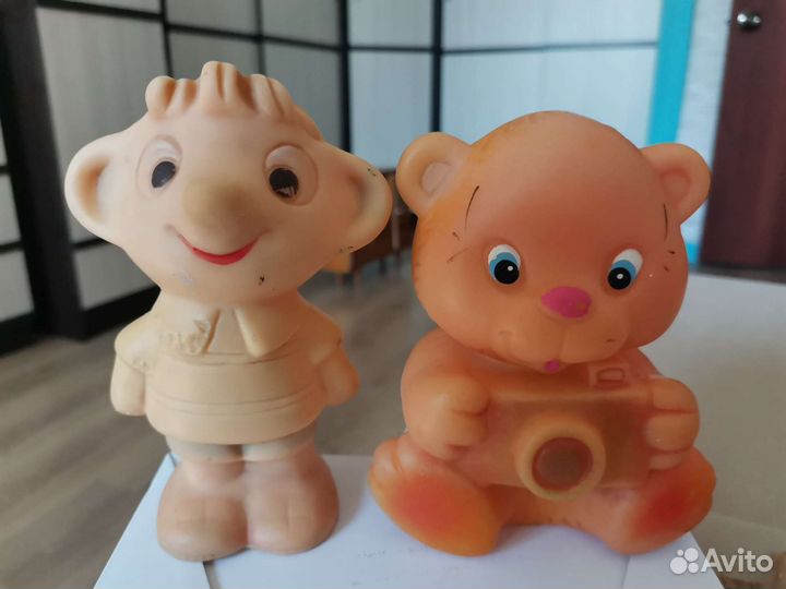Деревянные игрушки, резиновые, пластмассовые СССР