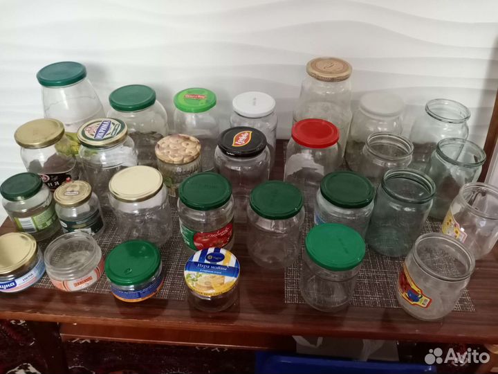 Банки стеклянные бу