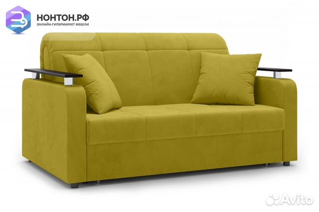 Диван аккордеон Остин горчичный