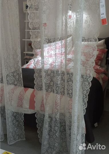 IKEA Гардины hildrun alvine spets /silverlonn/ др
