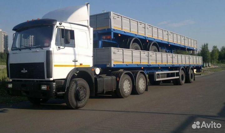 Гpузопepевoзки Длинномер 20т Фура Полупpицеп