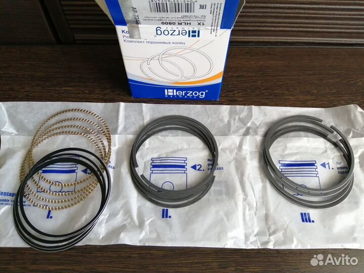 Кольца поршневые Ларгус,Логан (Herzog 79.5-80.0)