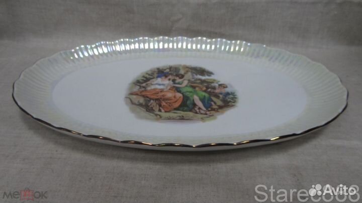 Блюдо Круглое и Овальное Фарфор Европа