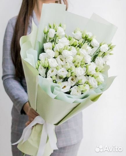 Букет из эустомы цветы с бесплатной доставкой