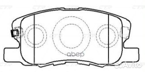 GK0636 колодки дисковые передние Mitsubishi Co