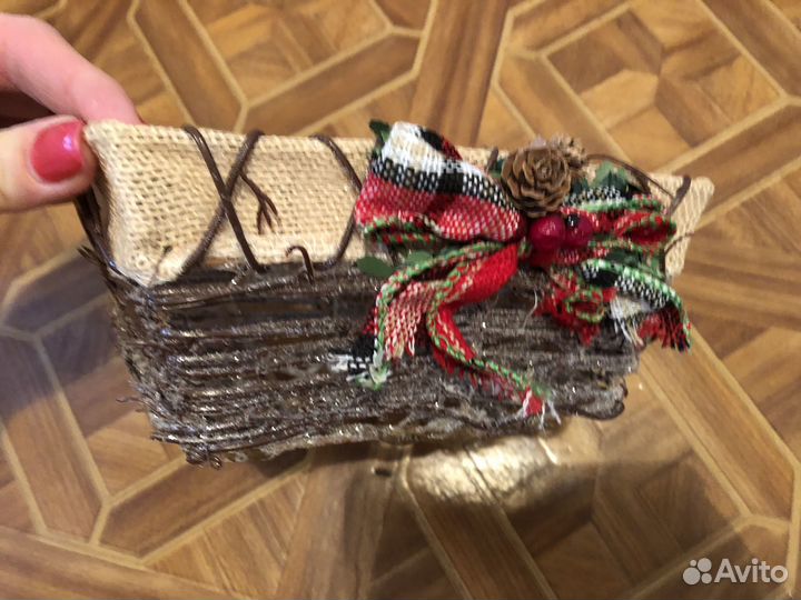 Корзинка новогодняя