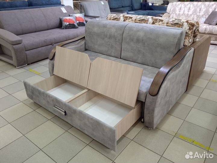 Прямой диван, диван кровать, Анири1-4