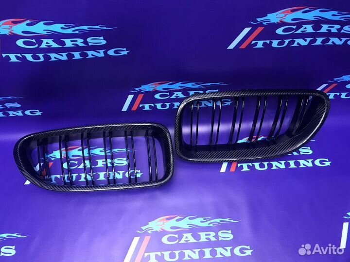 Решетка радиатора BMW F06 F12 карбон М стиль