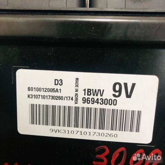 Эбу Daewoo Matiz 2000-2015