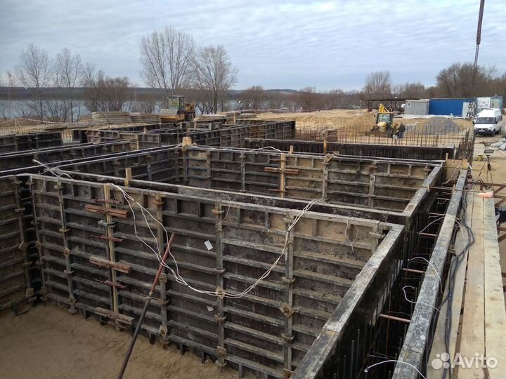 Опалубка стен, перекрытий, колонн