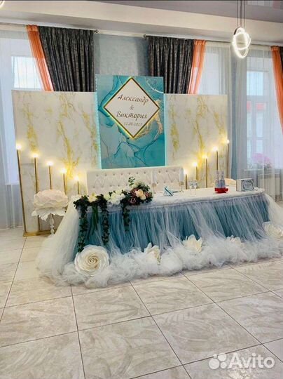 Декор свадьбы, оформление