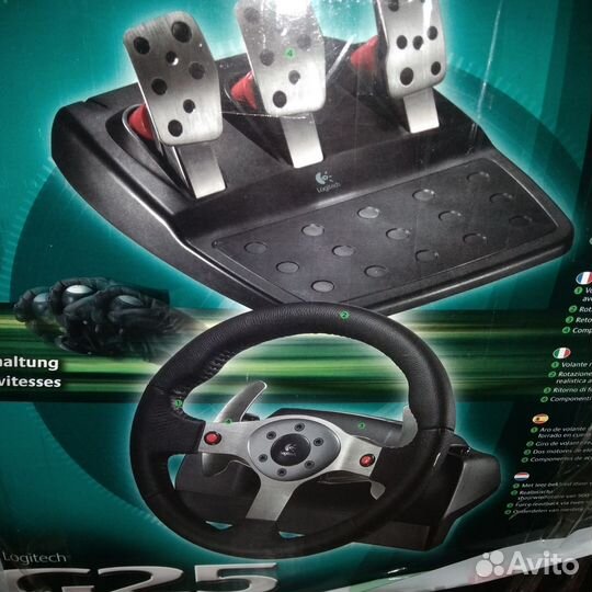 Игровой руль logitech g25 полный комплект