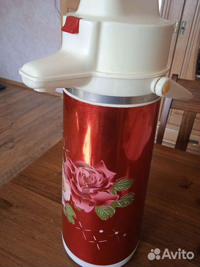 Настоящий Китайский термос с помпой из СССР