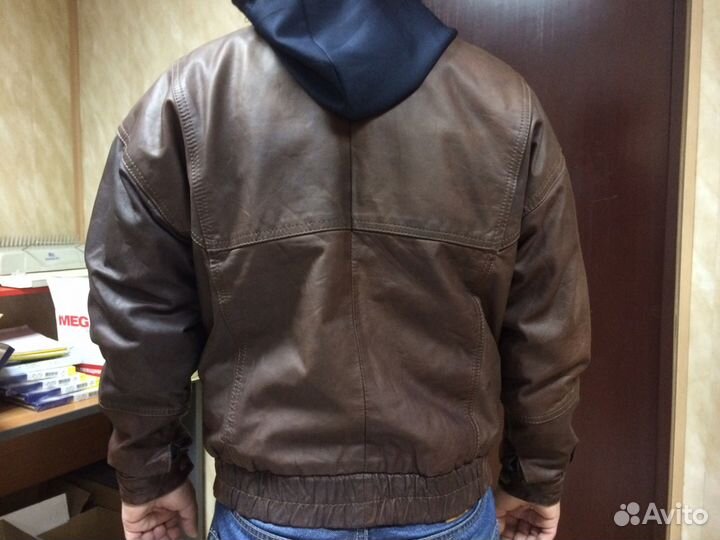 Куртка американская натуральная кожа бронь 15.11