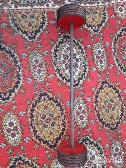 Штанга 30 кг, прямой гриф