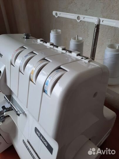 Новый оверлок Leader VS 340D (Швейная машина)
