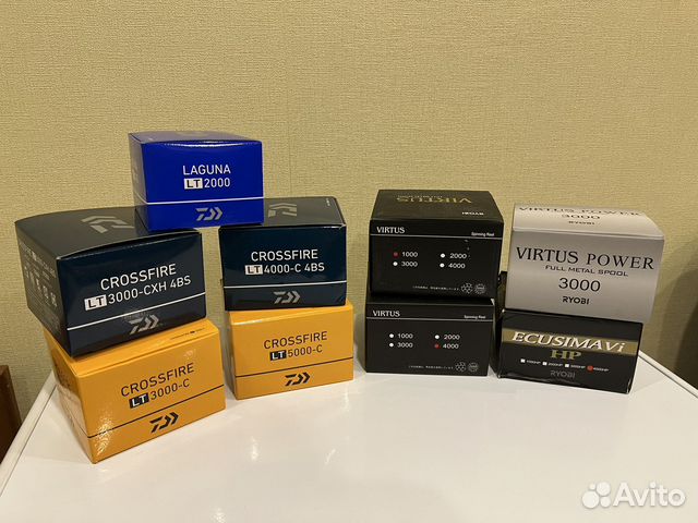 Катушки новые Ryobi и Daiwa