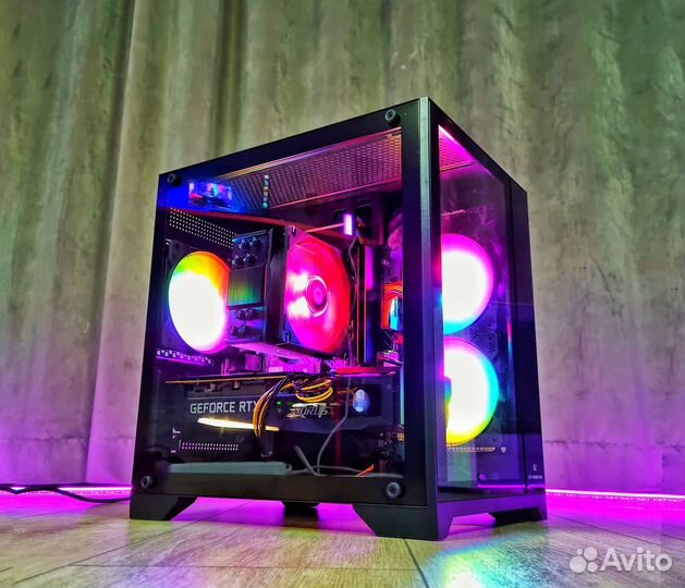 Игровой пк ryzen 5 5600, rtx