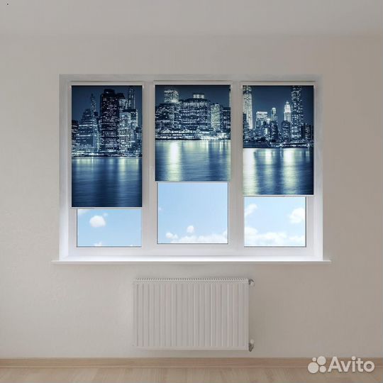Рулонные шторы 2в1 на заказ