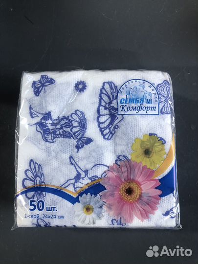 Салфетки цветочки