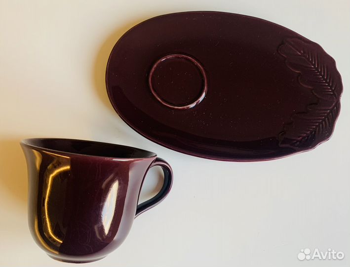 Чашка с блюдцем IKEA