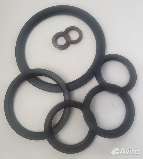 Сальник 50х70х10-2,2 красн. к/вал