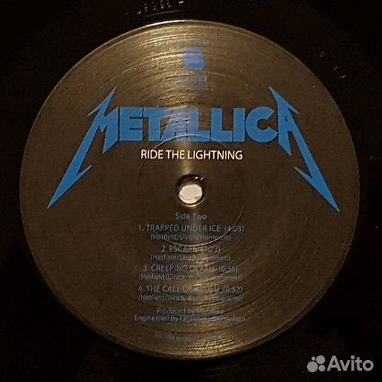 Metallica/ Ride The Lightning/ Vinyl, 12