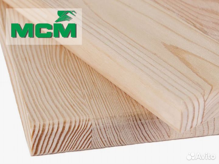 Мебельный щит из натуральной сосны