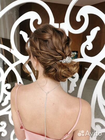 Свадебный образ.Образ в 4 руки.Прическа.Макияж