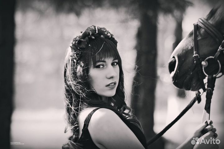 Фотосессии с лошадьми (занятия, прокат)