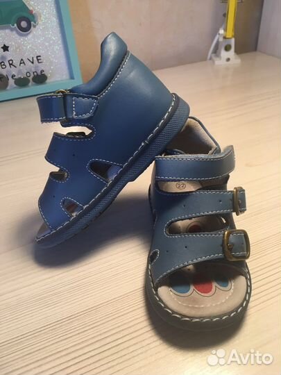 Ортопедические сандали,Натуральная кожа,22р