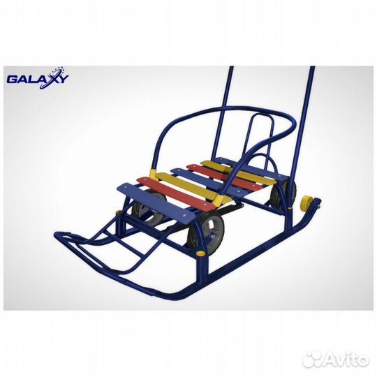 Детские санки с колесами