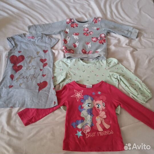 Детская одежда для девочек 92 98 пакетом