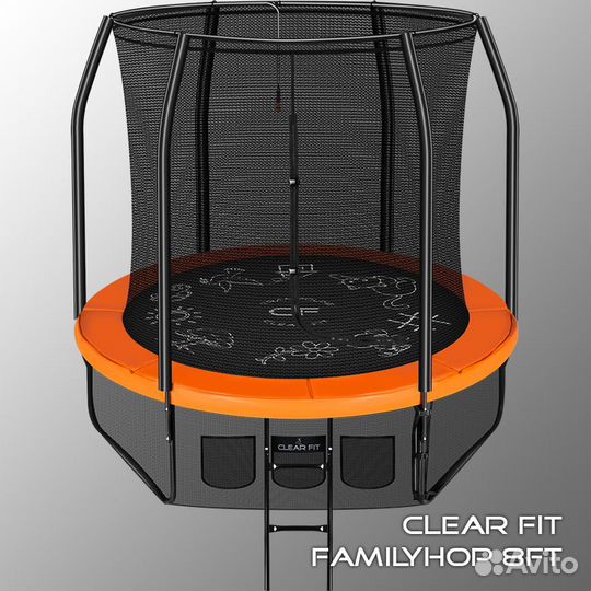 Батут Clear Fit FamilyHop 10Ft