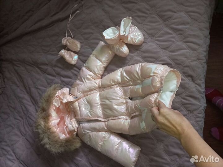Зимний комбинезон для девочки